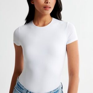 White Short Sleeve Bodysuit